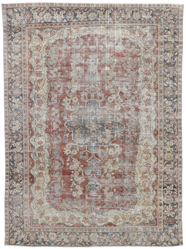 9 x 12 Antique Persian Mahal Rug 60832