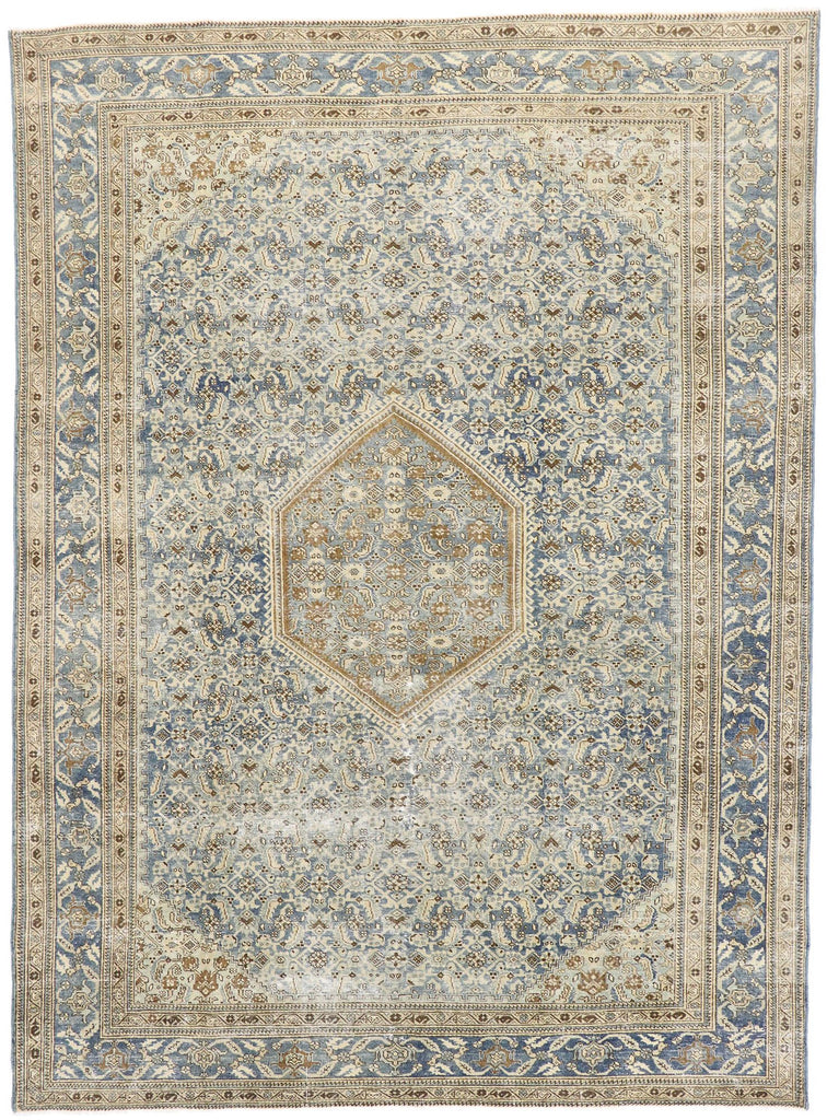 8 x 10 Antique Persian Tabriz Rug 60833