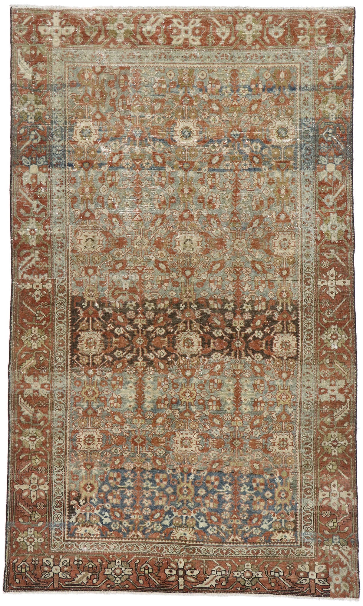 5 x 8 Antique Persian Malayer Rug 60834