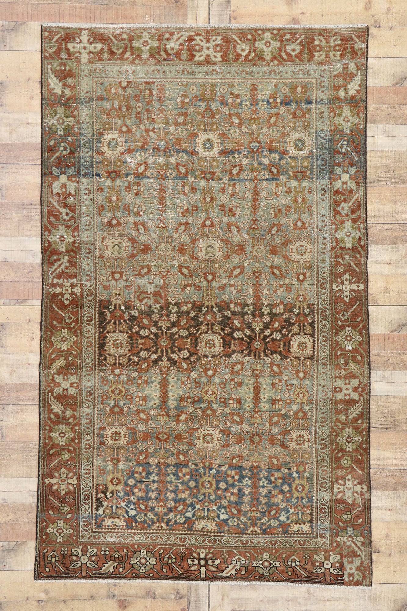 5 x 8 Antique Persian Malayer Rug 60834