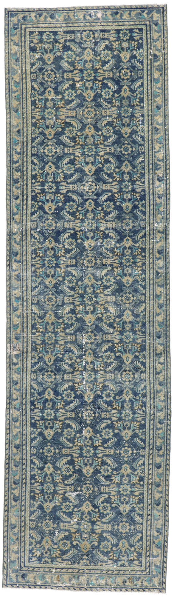 4 x 13 Antique Persian Malayer Rug 60835