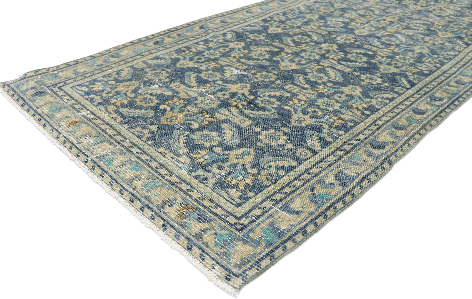 4 x 13 Antique Persian Malayer Rug 60835