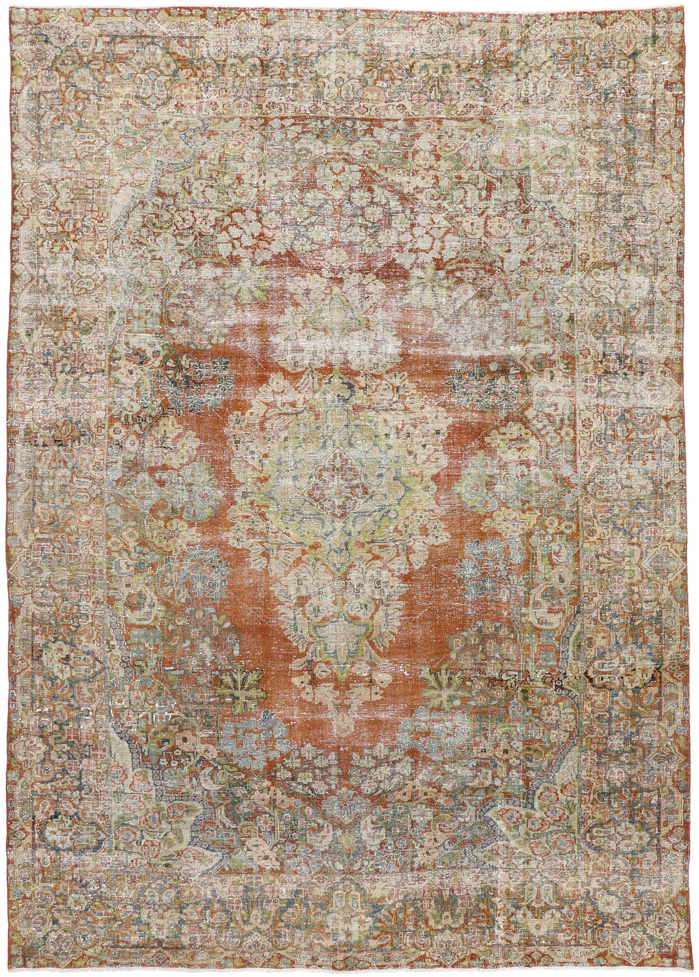 9 x 12 Antique Persian Mahal Rug 60836