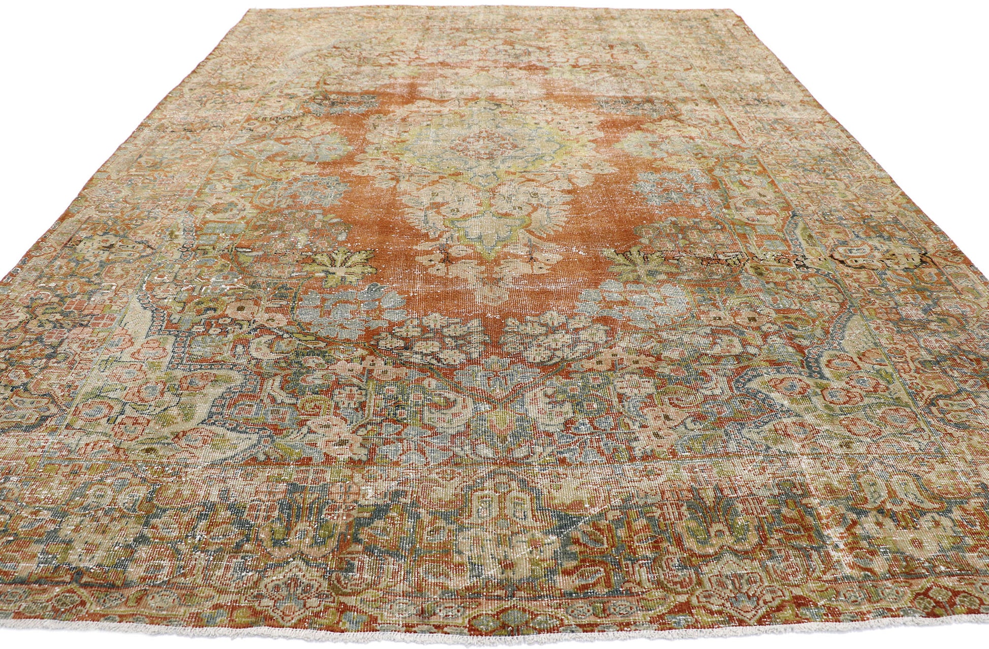 9 x 12 Antique Persian Mahal Rug 60836