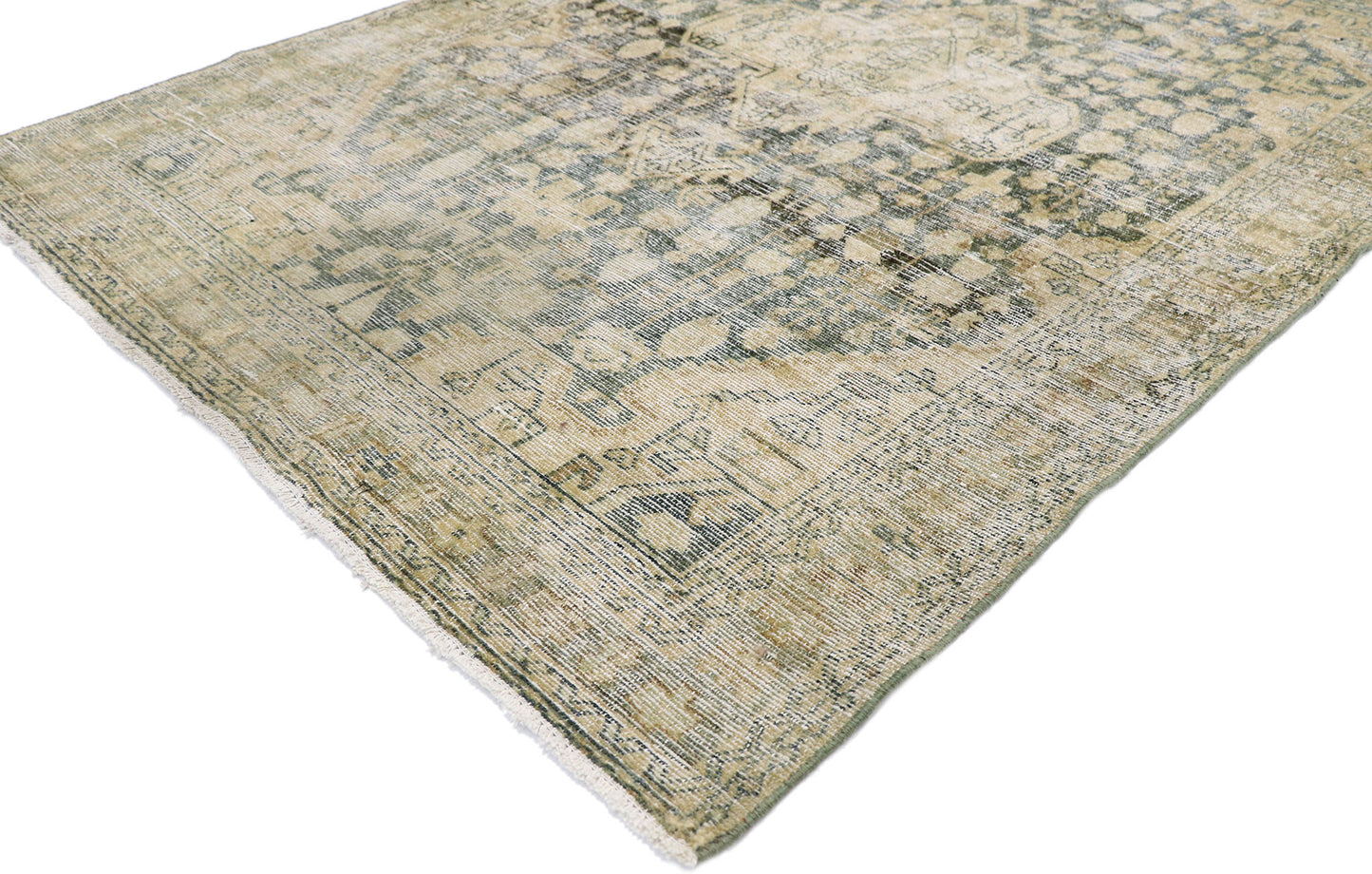 4 x 6 Antique Persian Mahal Rug 60838