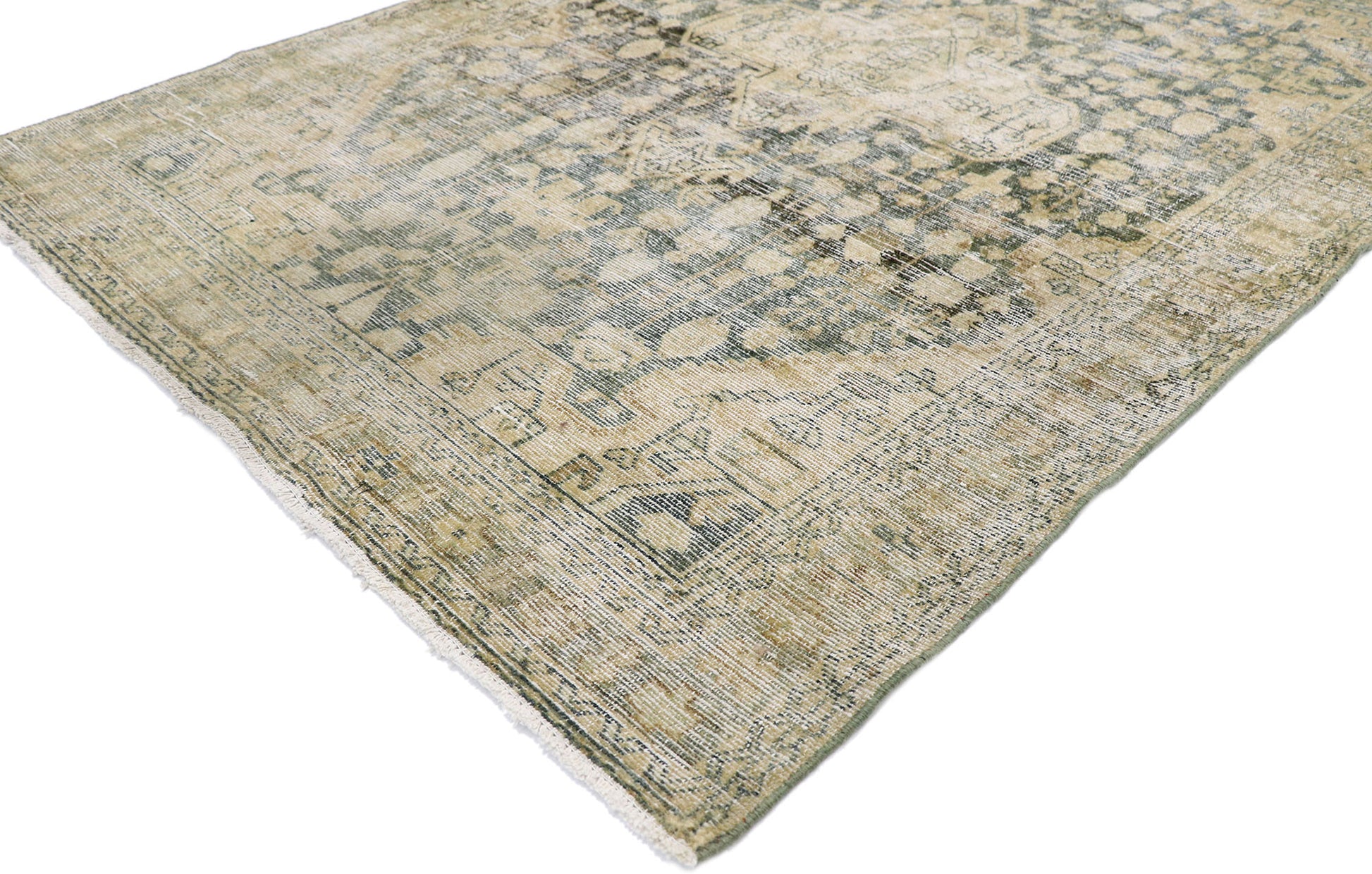 4 x 6 Antique Persian Mahal Rug 60838