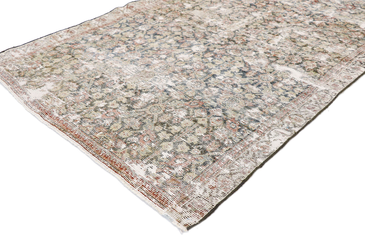 4 x 6 Antique Persian Mahal Rug 60839