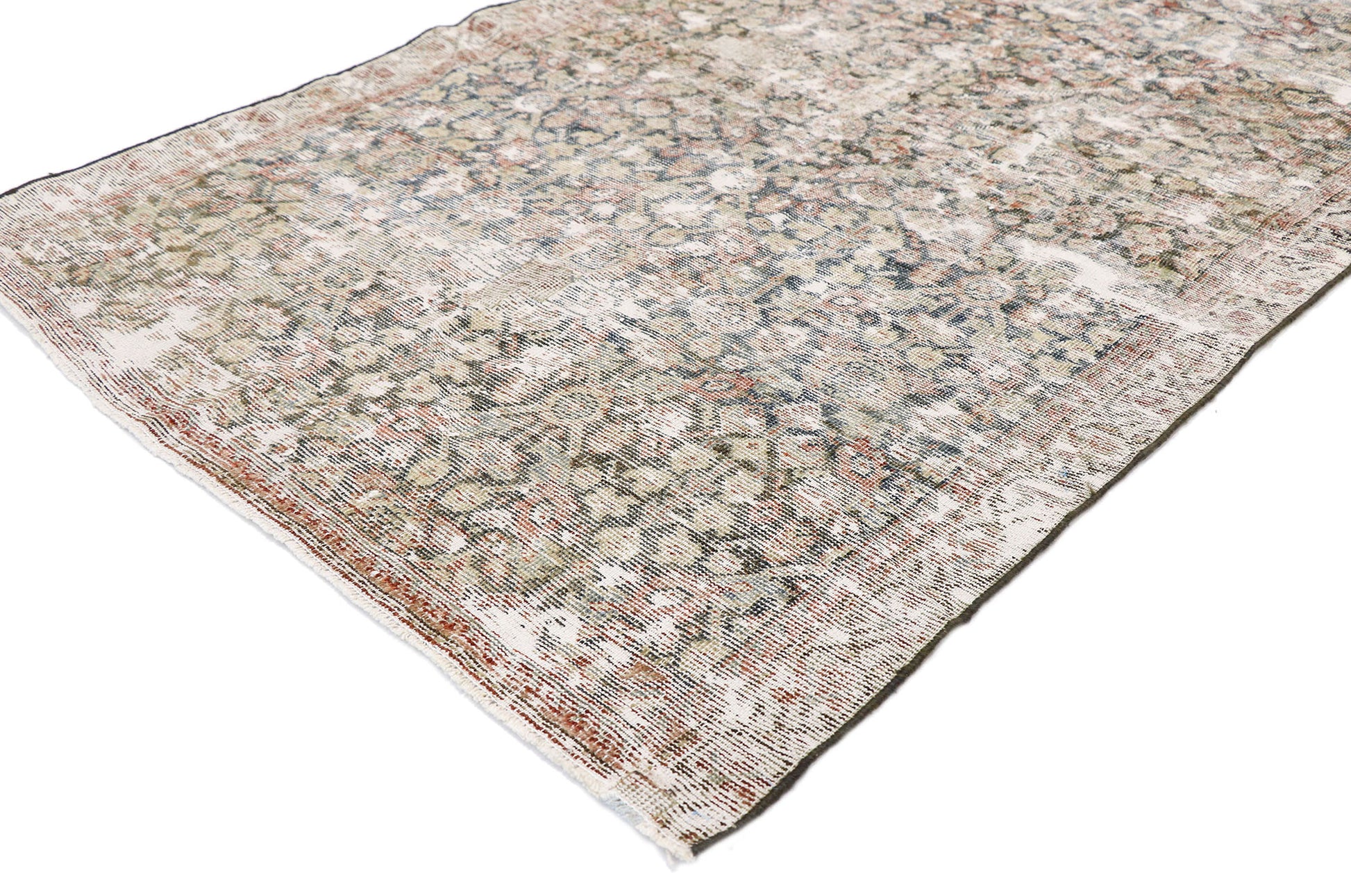 4 x 6 Antique Persian Mahal Rug 60839