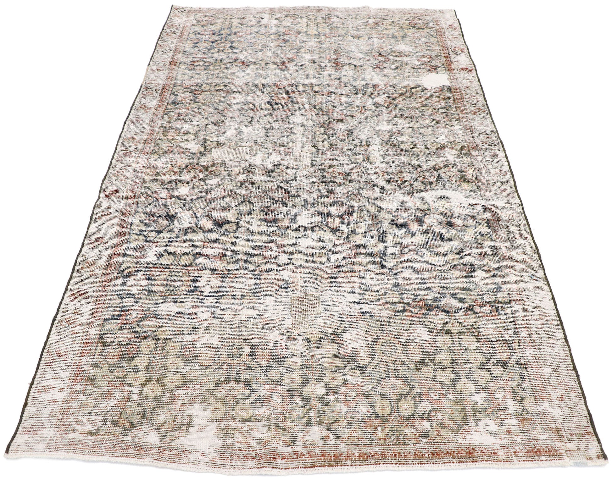 4 x 6 Antique Persian Mahal Rug 60839