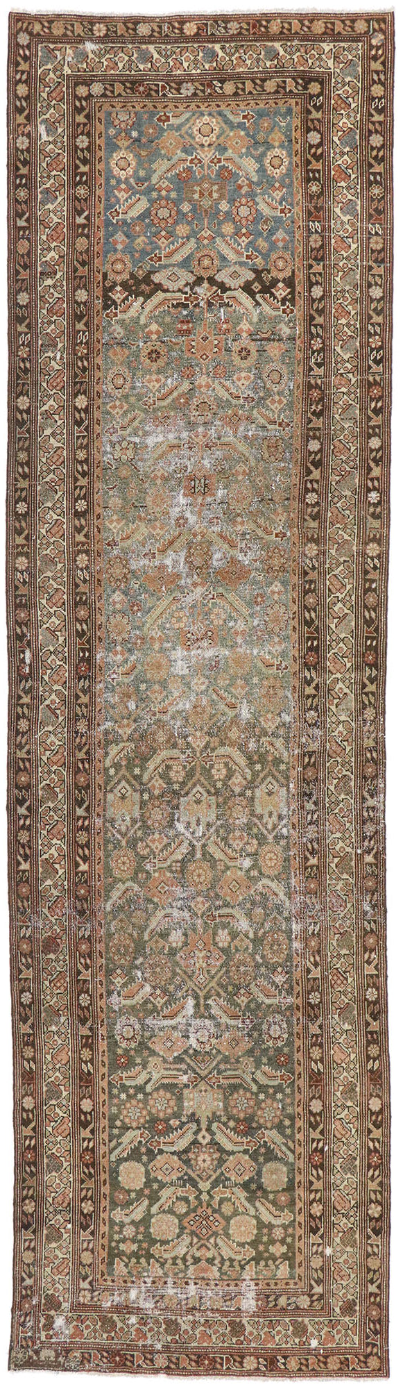 3 x 11 Antique Persian Malayer Runner 60840