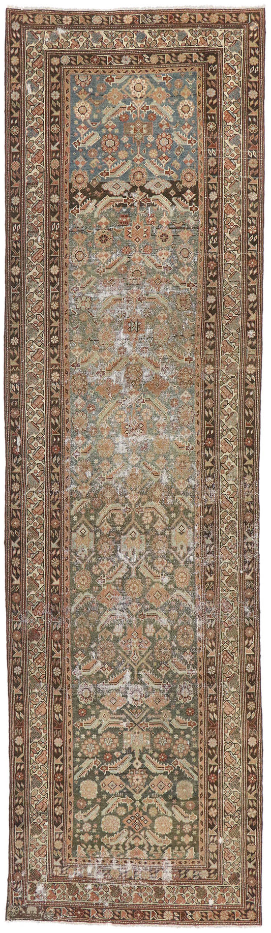 3 x 11 Antique Persian Malayer Runner 60840
