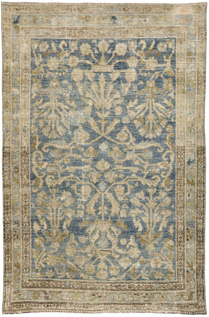 4 x 6 Antique Persian Malayer Rug 60844