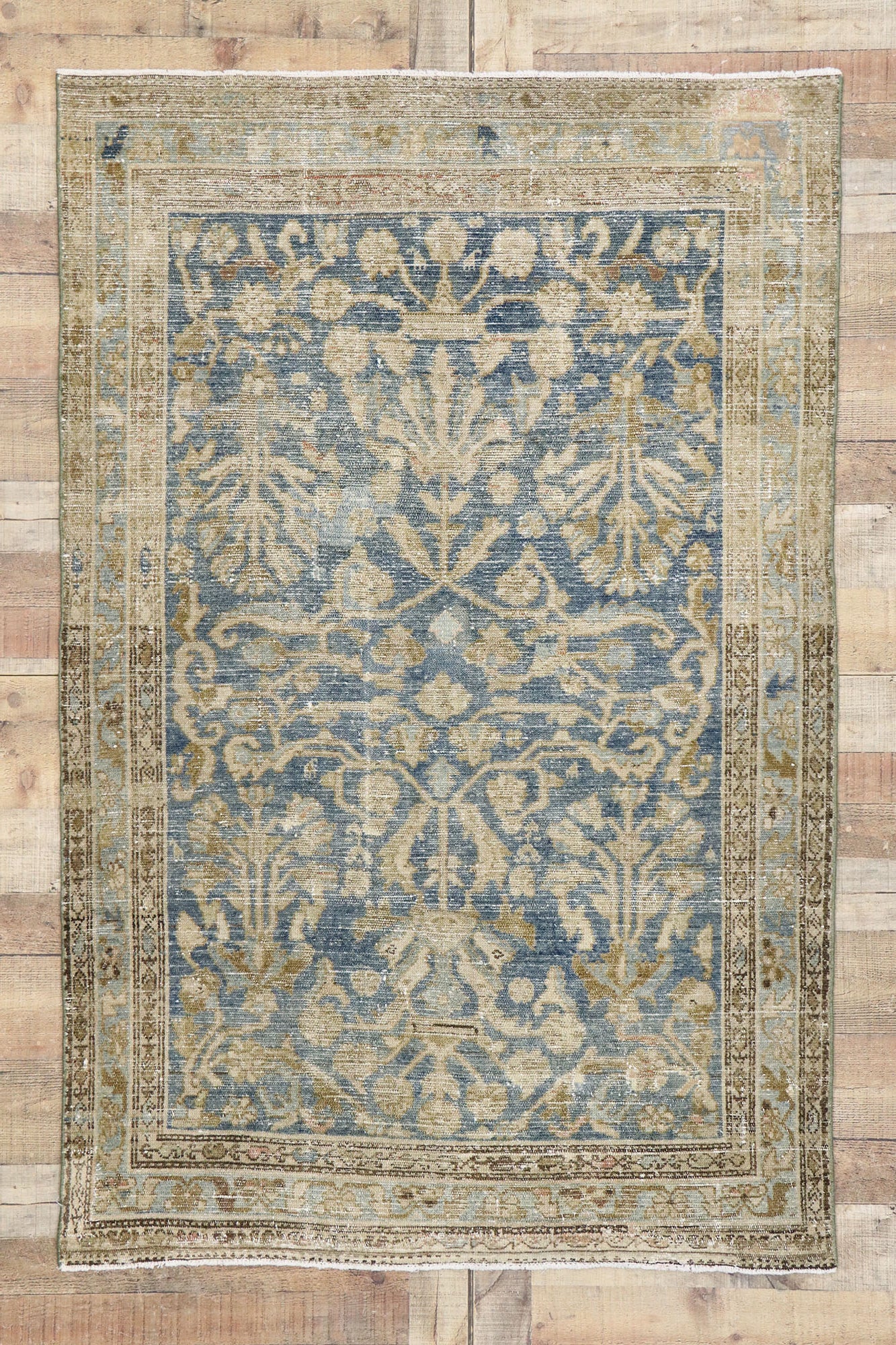 4 x 6 Antique Persian Malayer Rug 60844