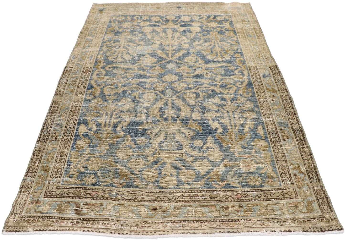 4 x 6 Antique Persian Malayer Rug 60844