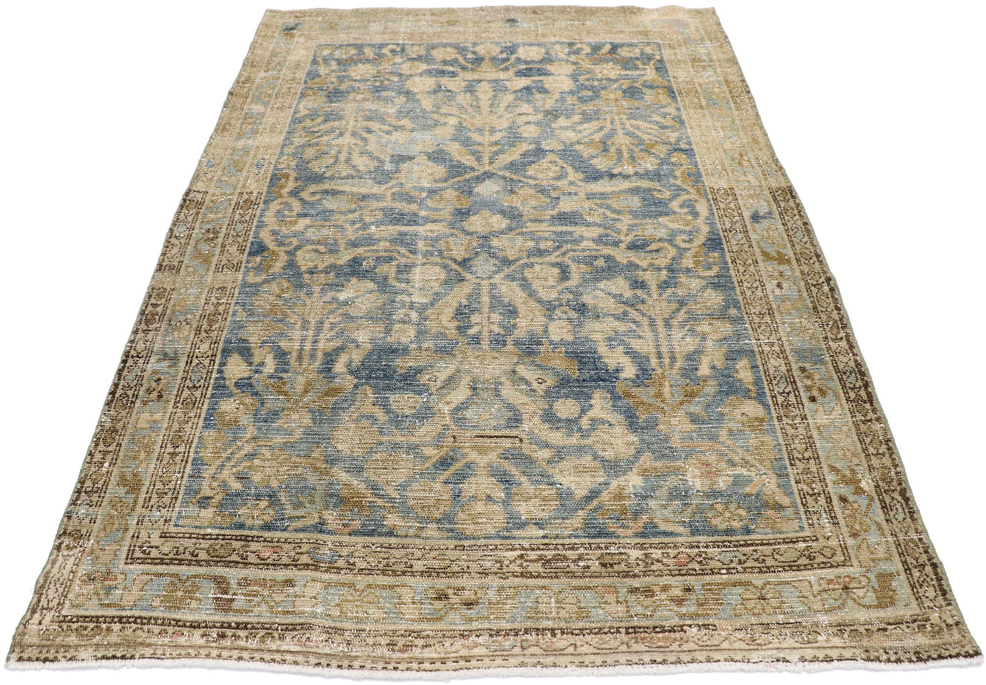 4 x 6 Antique Persian Malayer Rug 60844