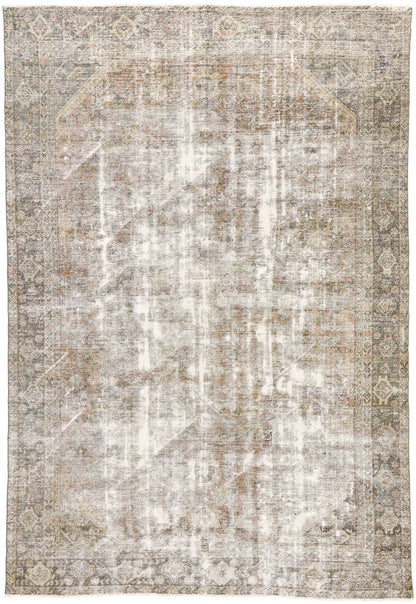 7 x 10 Antique Persian Mahal Rug 60845