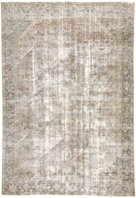 7 x 10 Antique Persian Mahal Rug 60845