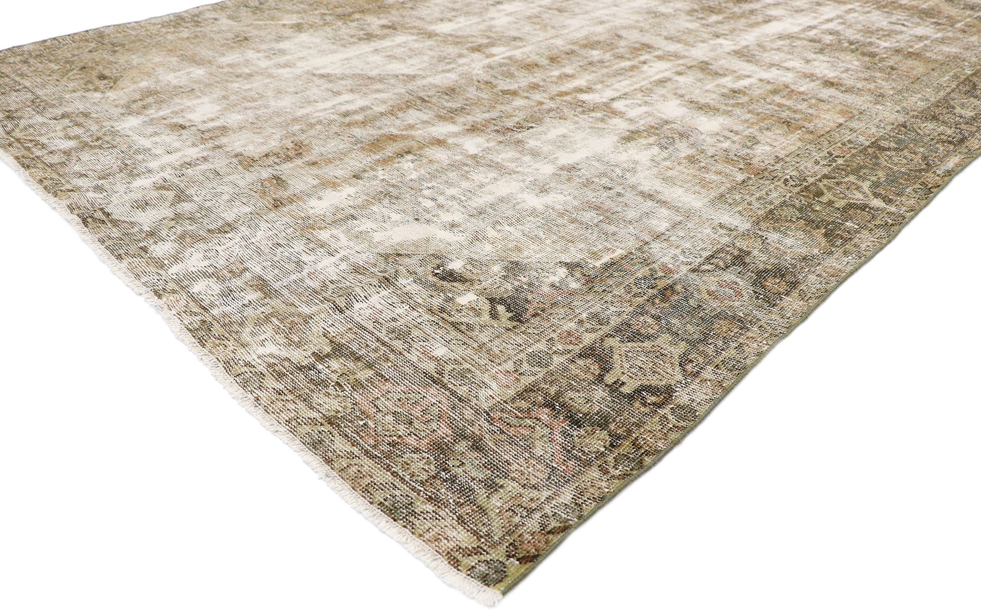 7 x 10 Antique Persian Mahal Rug 60845