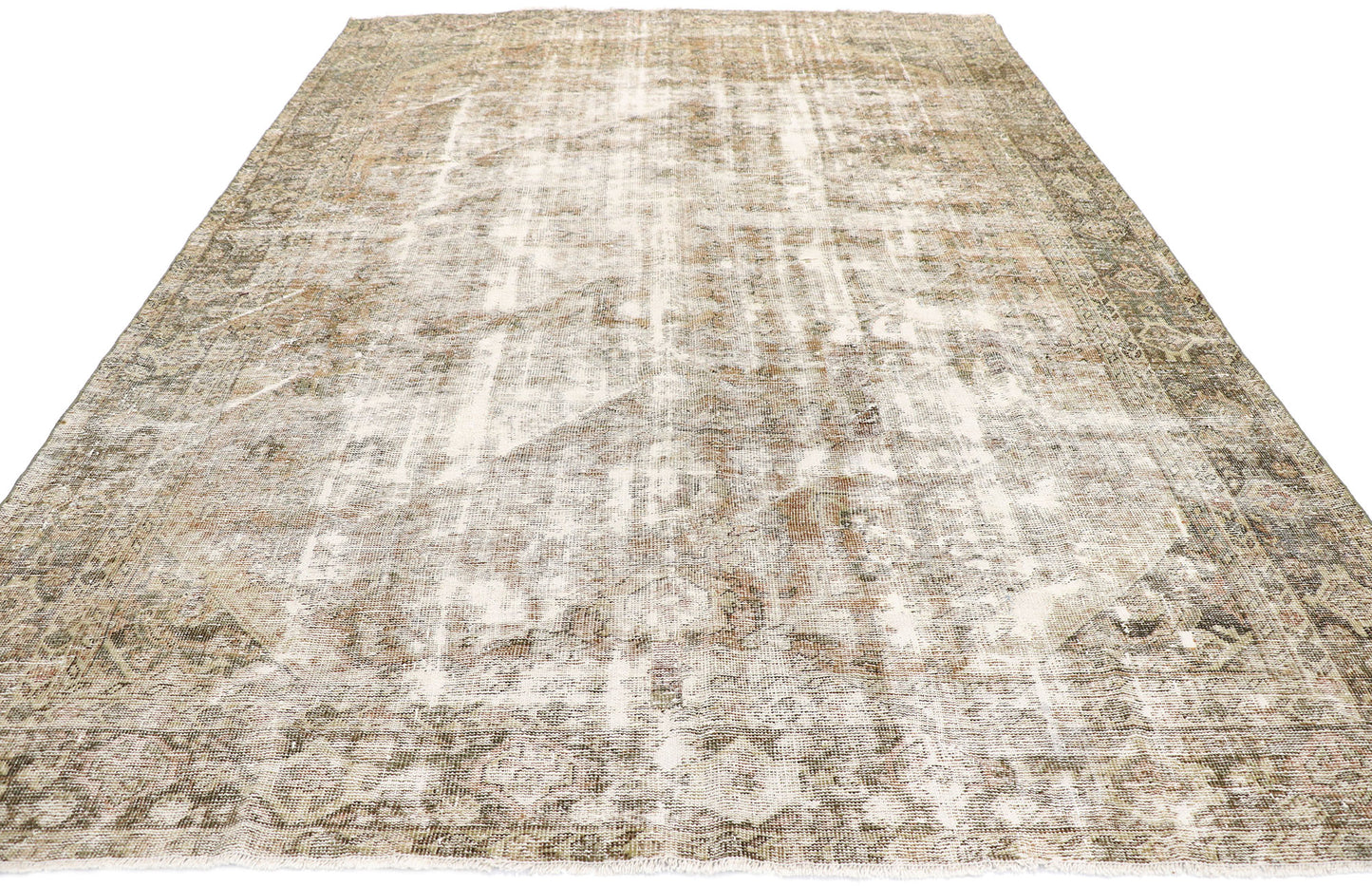 7 x 10 Antique Persian Mahal Rug 60845