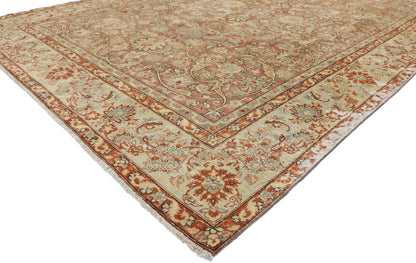 8 x 11 Antique Persian Tabriz Rug 60846