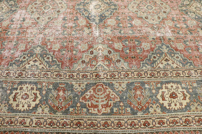 11 x 11 Antique Persian Tabriz Rug 60847