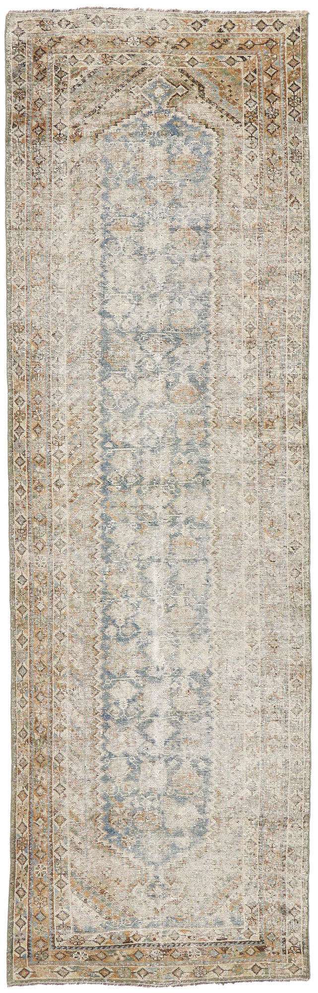 4 x 11 Antique Persian Malayer Runner 60848