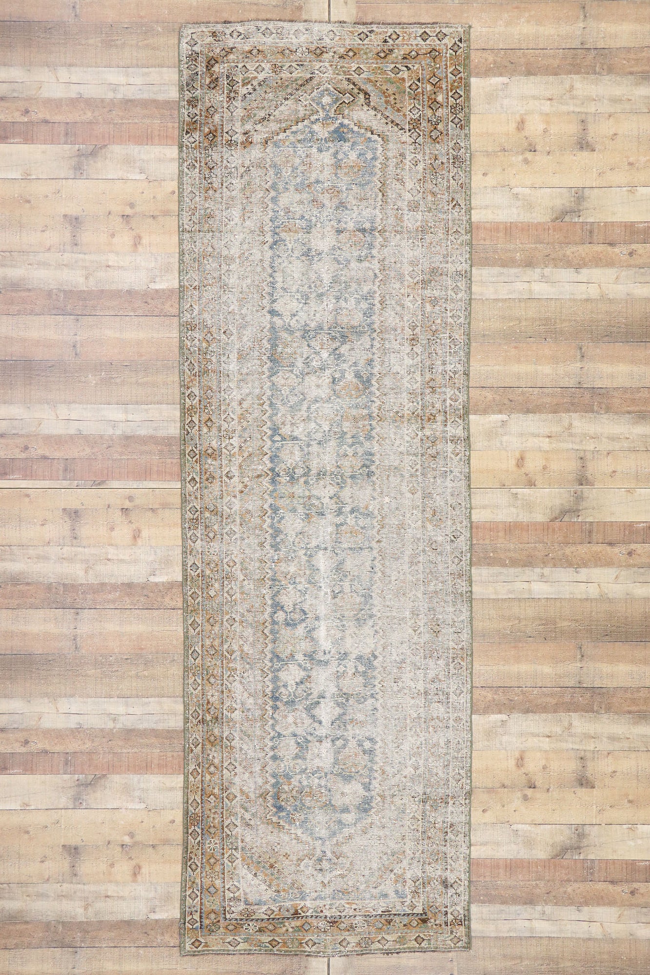 4 x 11 Antique Persian Malayer Runner 60848