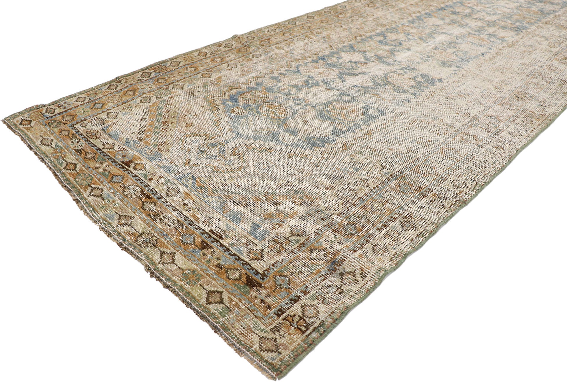 4 x 11 Antique Persian Malayer Runner 60848
