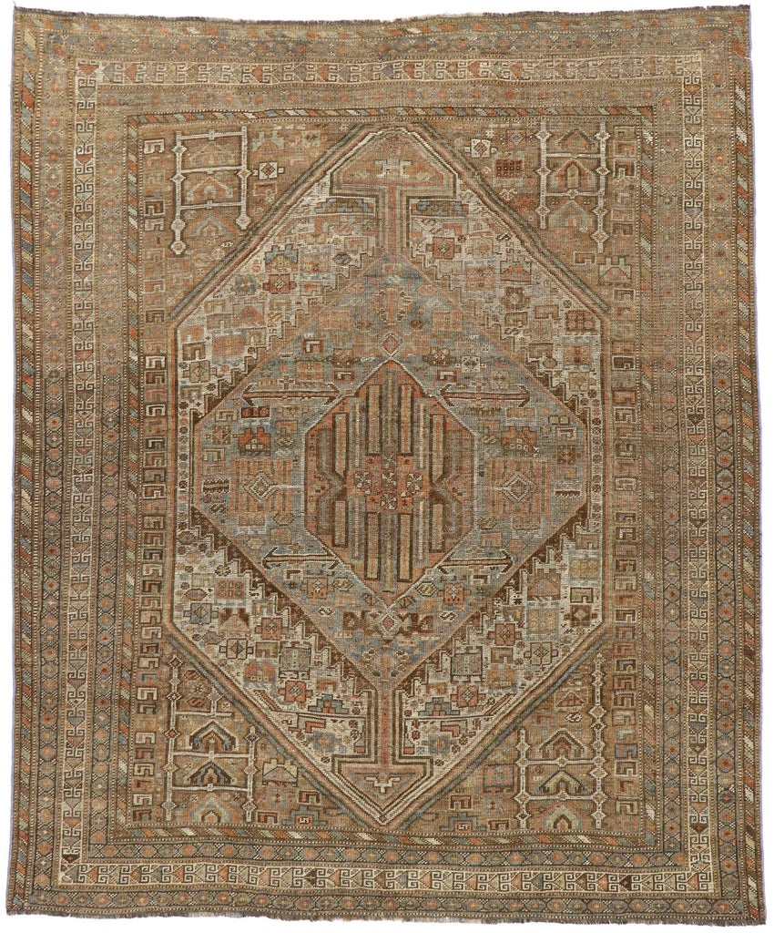 5 x 6 Antique Persian Shiraz Rug 60849