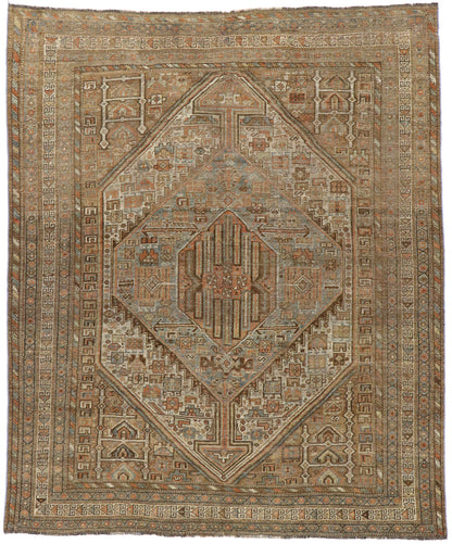 5 x 6 Antique Persian Shiraz Rug 60849