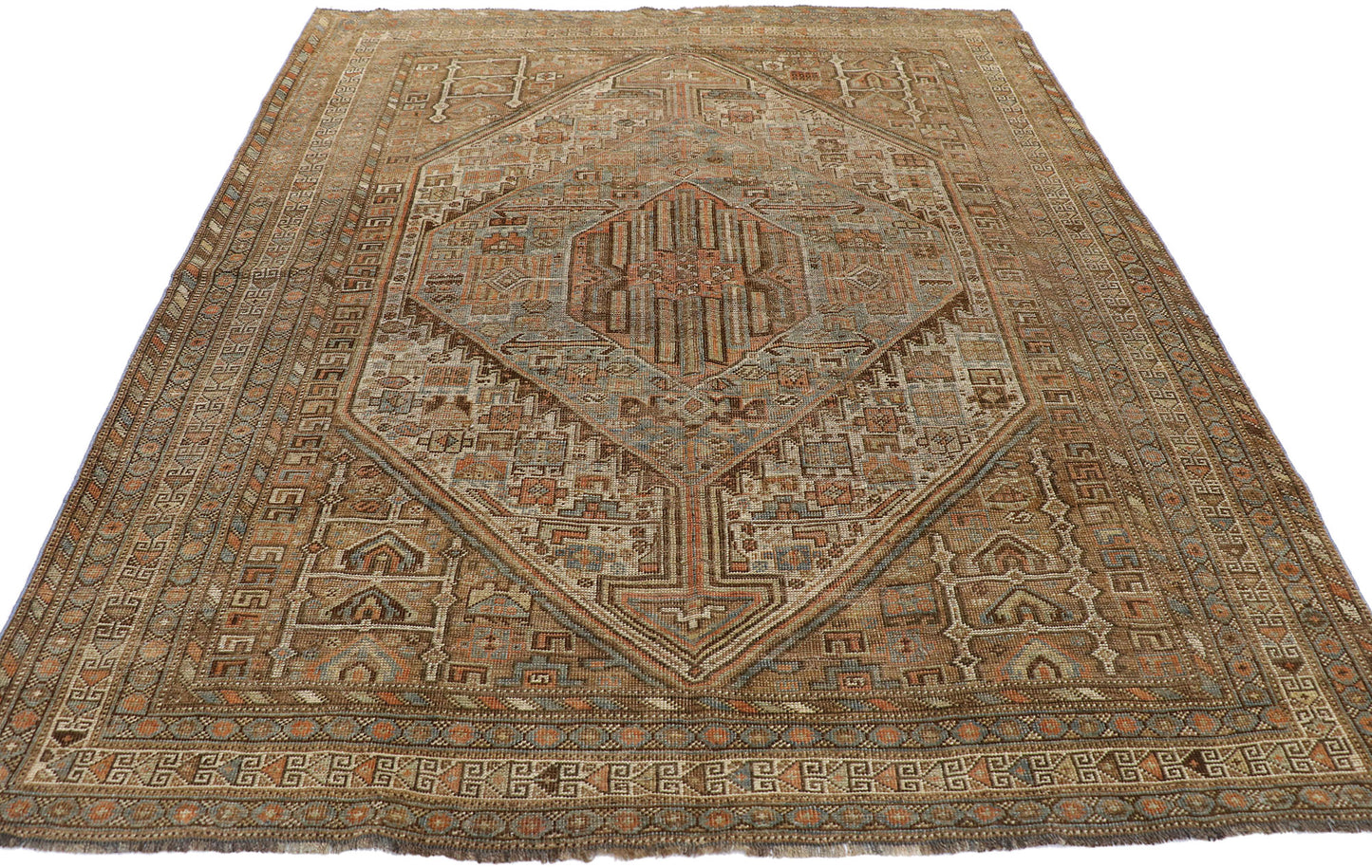 5 x 6 Antique Persian Shiraz Rug 60849