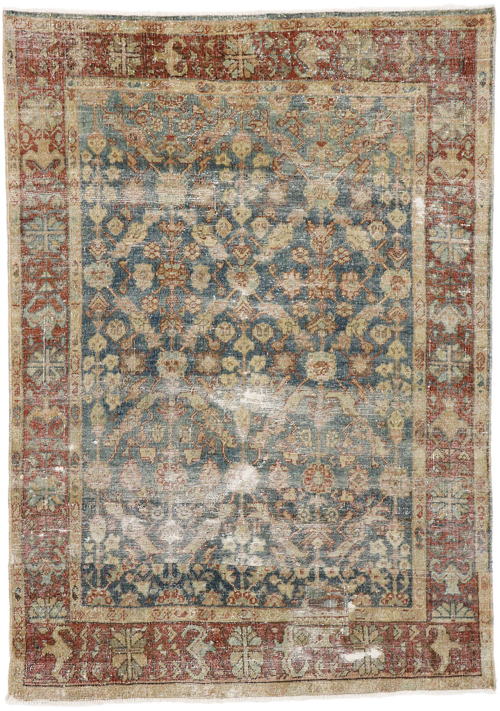 4 x 6 Antique Persian Mahal Rug 60850