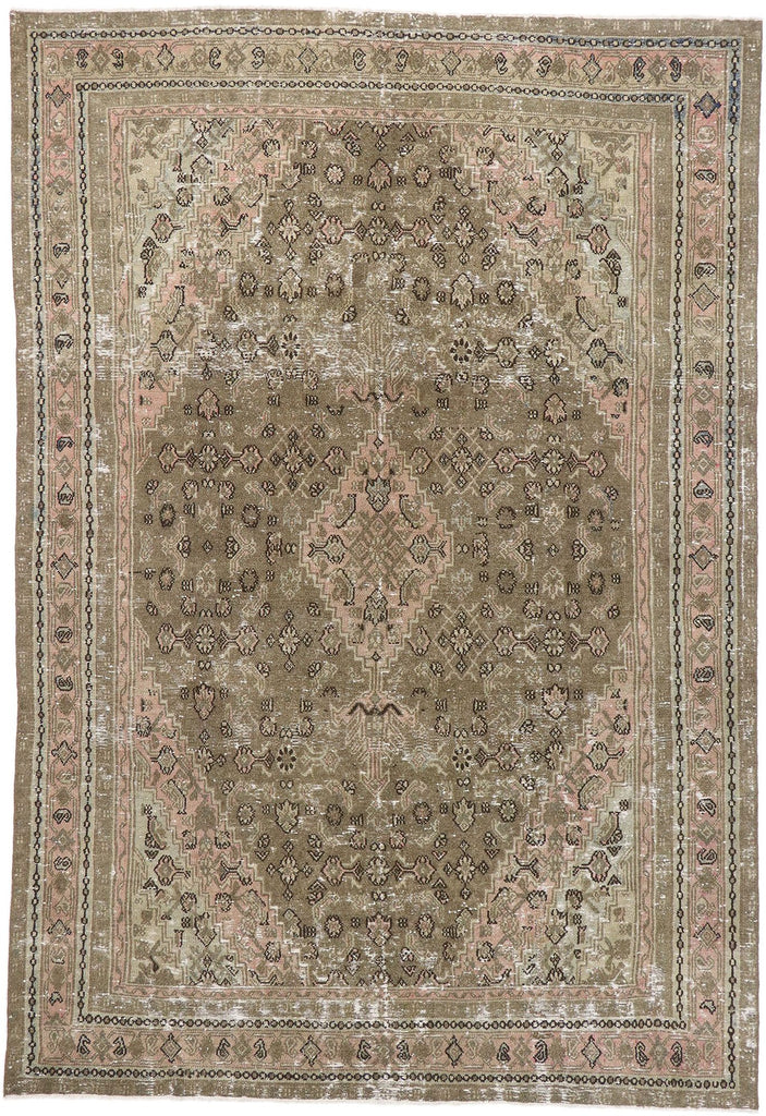 8 x 11 Antique Persian Joshegan Rug 60851