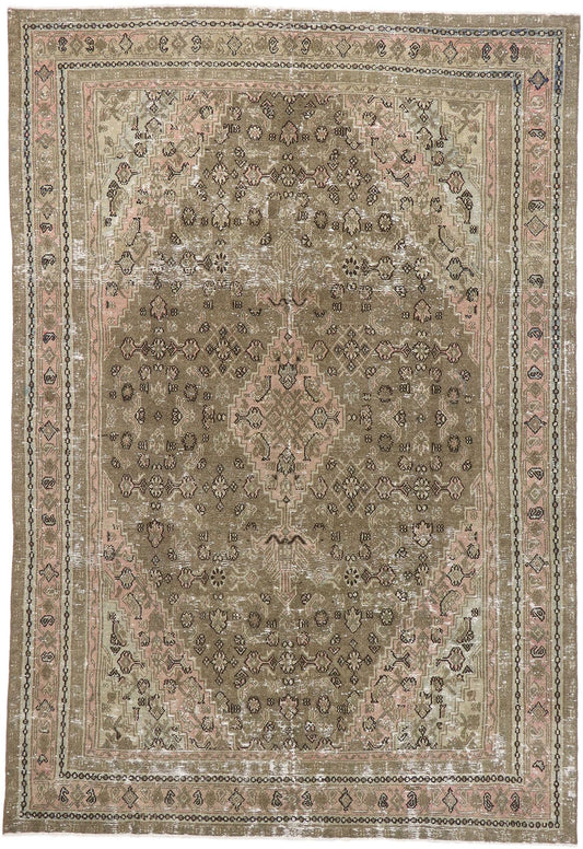 8 x 11 Antique Persian Joshegan Rug 60851