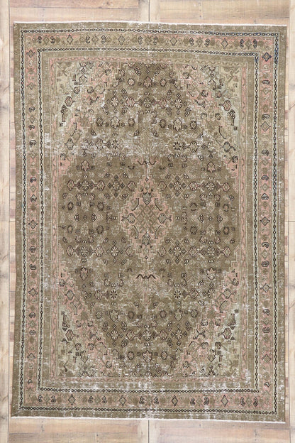 8 x 11 Antique Persian Joshegan Rug 60851
