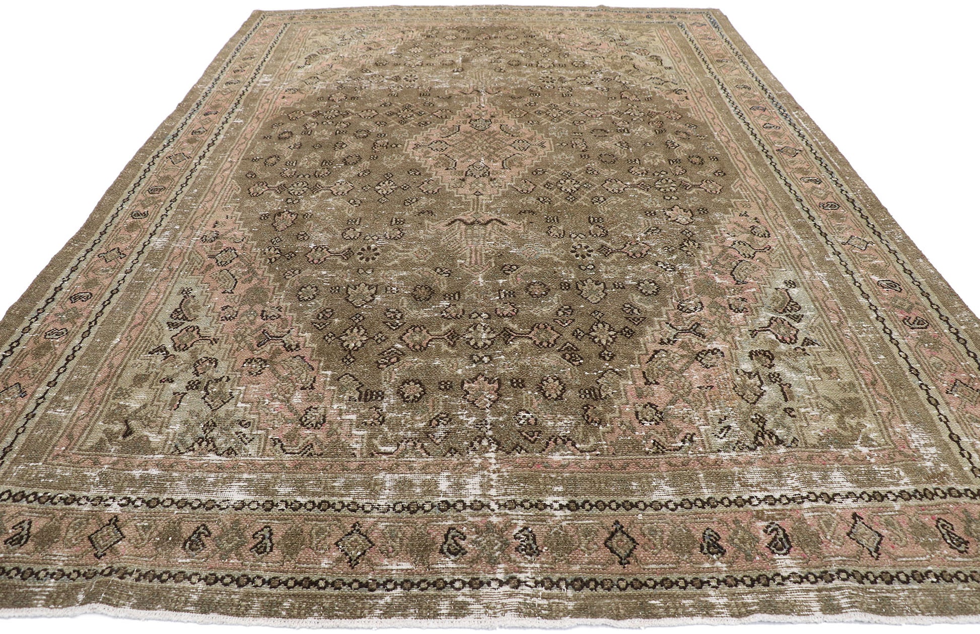 8 x 11 Antique Persian Joshegan Rug 60851