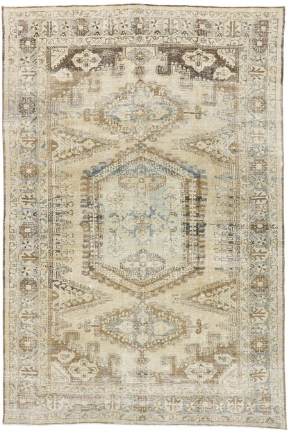 9 x 13 Antique Persian Viss Rug 60853