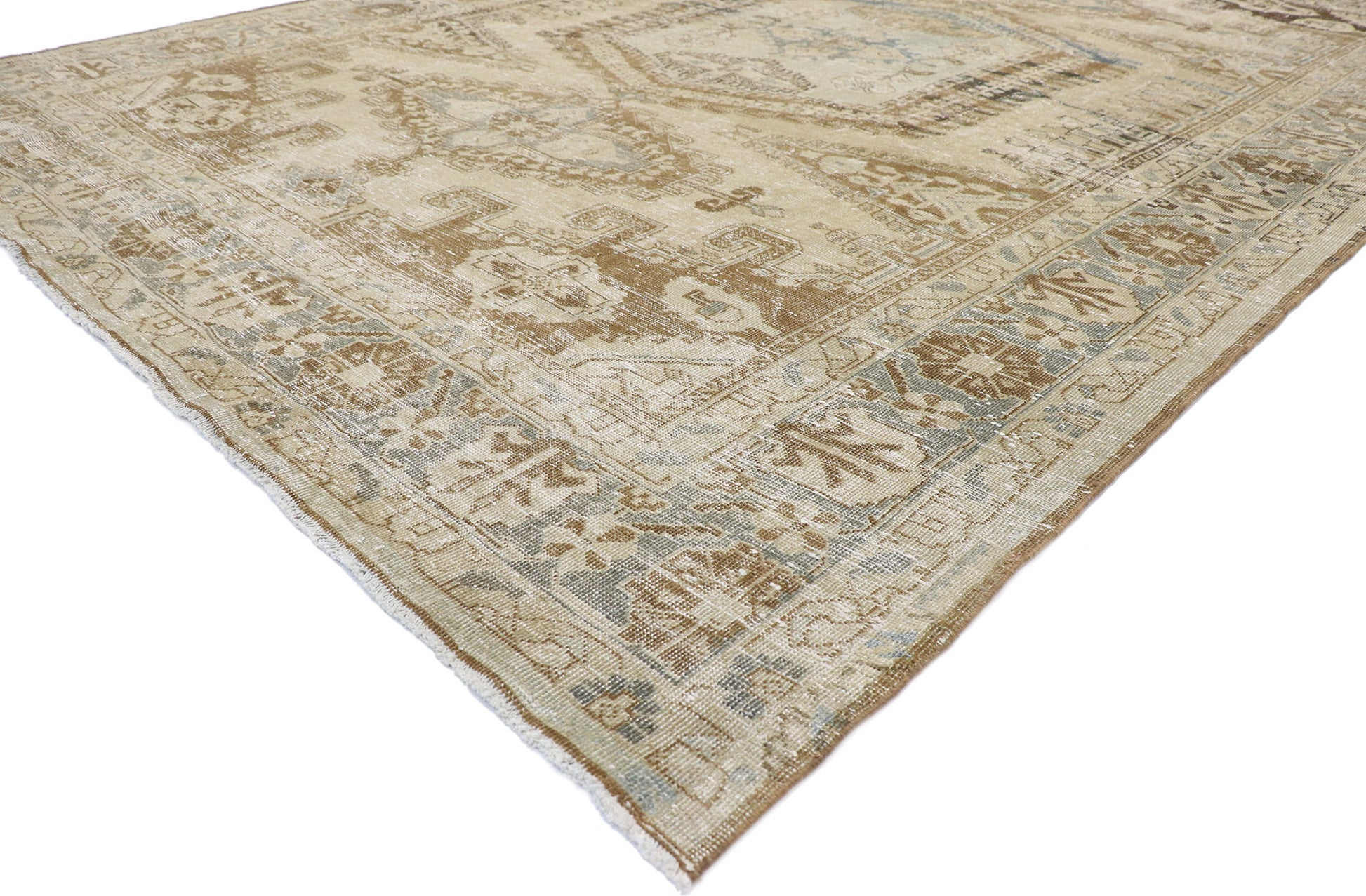 9 x 13 Antique Persian Viss Rug 60853