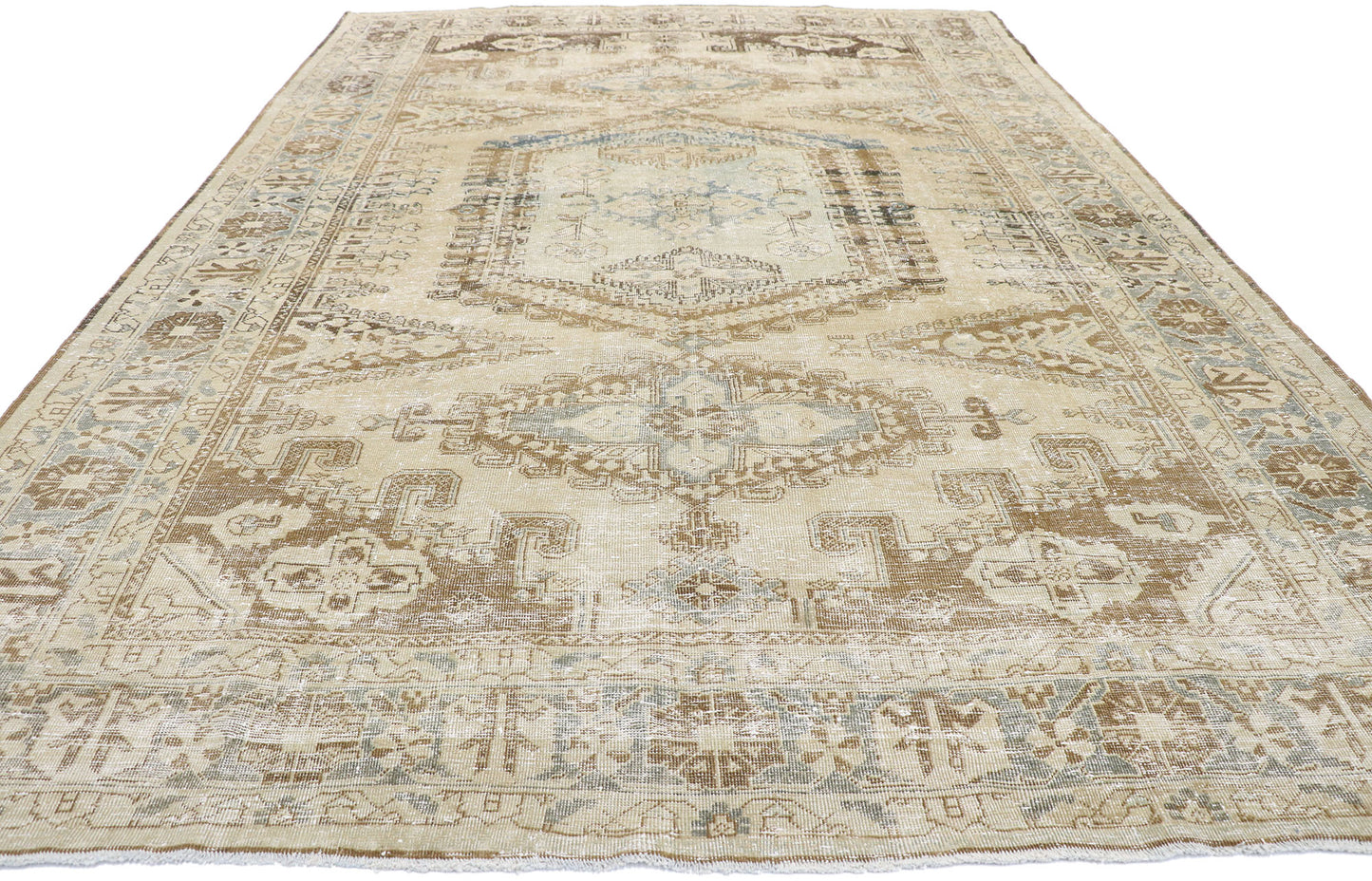 9 x 13 Antique Persian Viss Rug 60853
