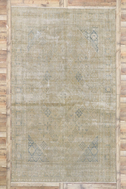8 x 13 Antique Persian Tabriz Rug 60854