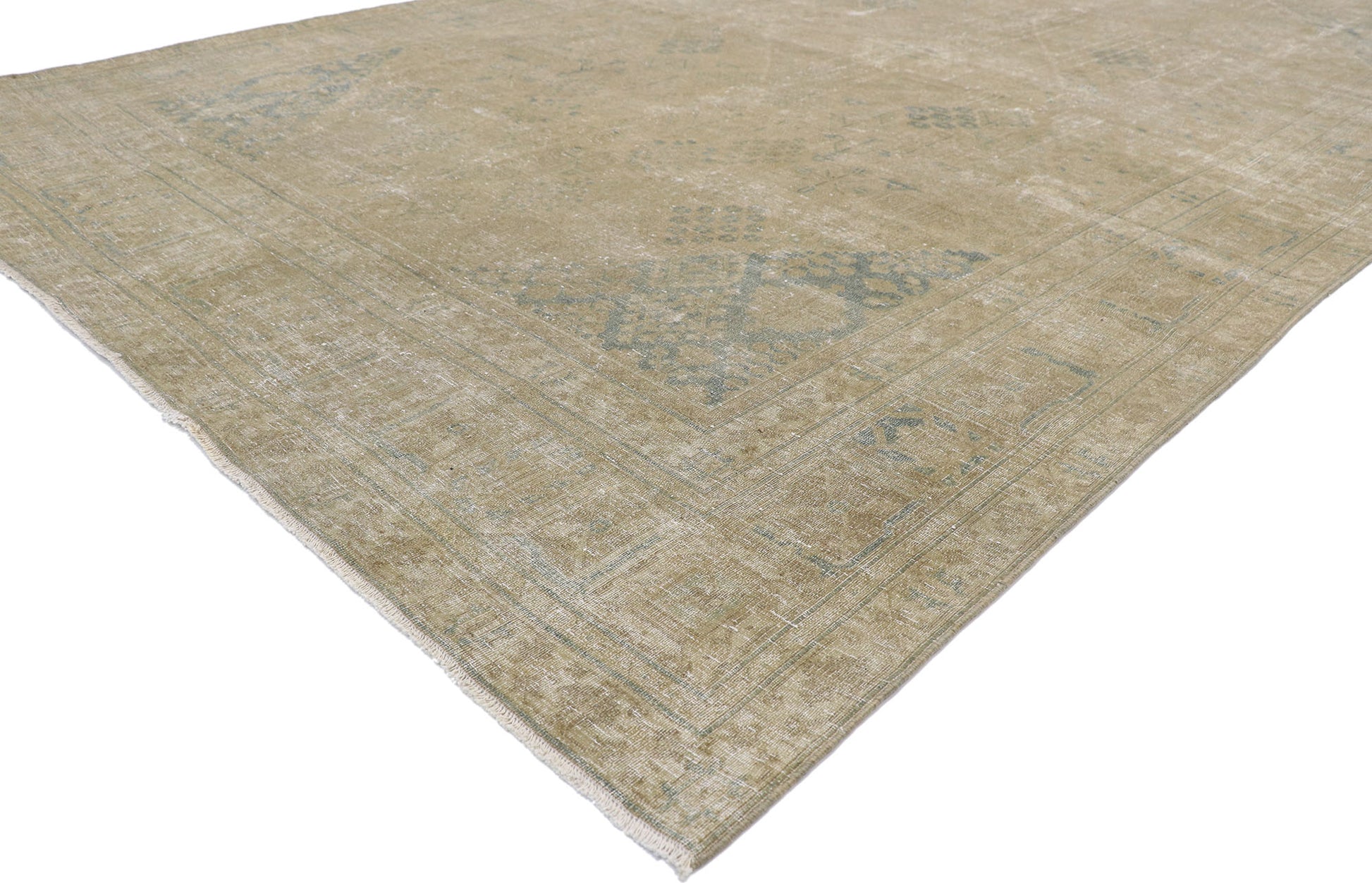 8 x 13 Antique Persian Tabriz Rug 60854