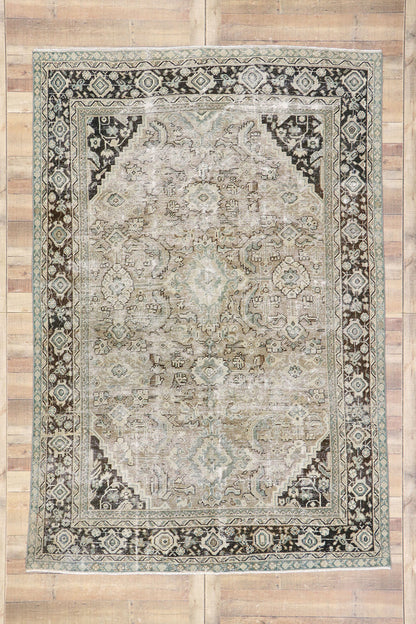 7 x 11 Antique Persian Mahal Rug 60855