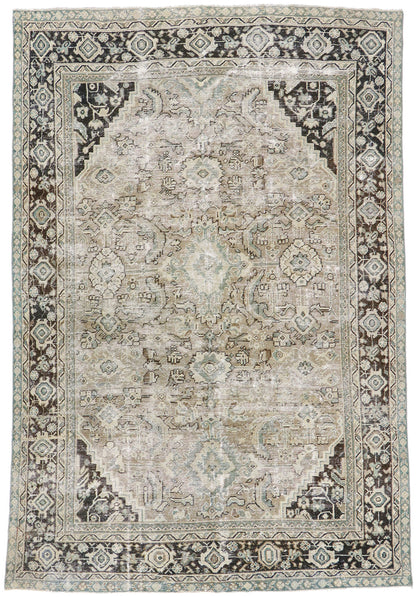 7 x 11 Antique Persian Mahal Rug 60855