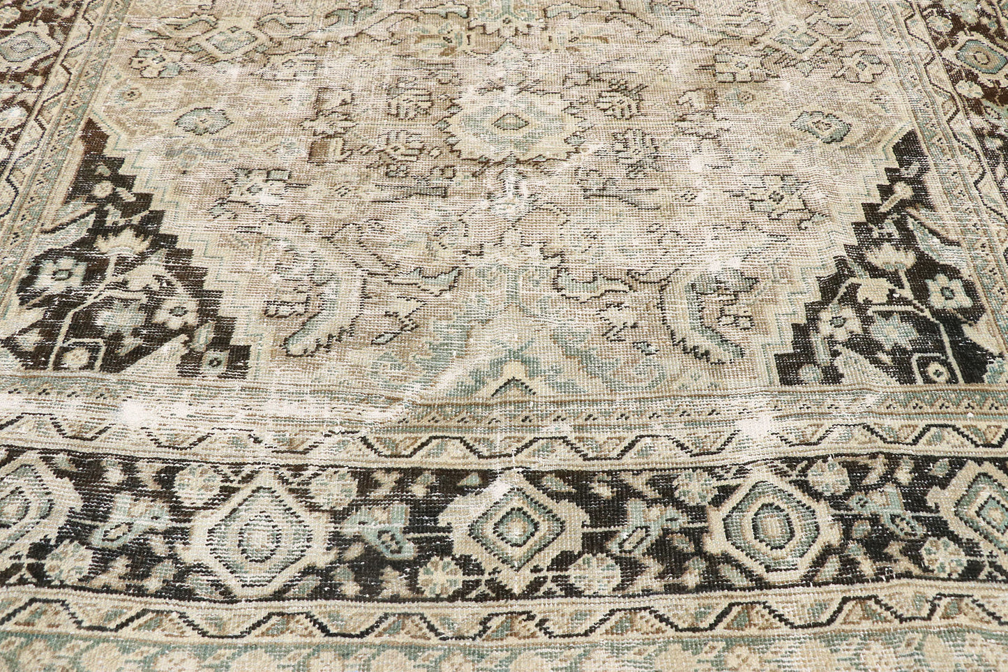 7 x 11 Antique Persian Mahal Rug 60855