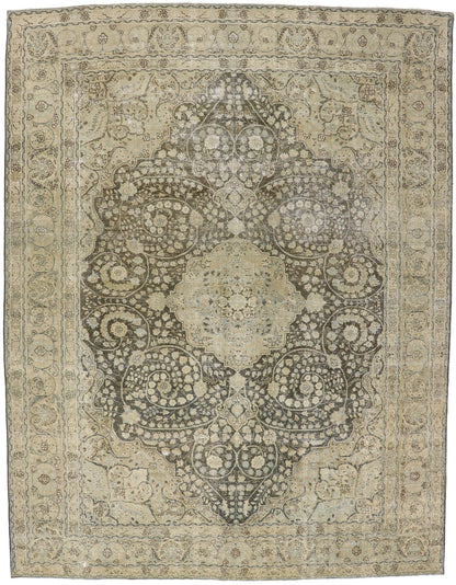 11 x 14 Antique Persian Tabriz Rug 60859