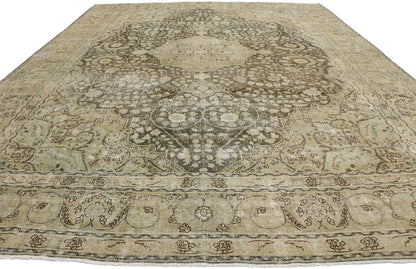 11 x 14 Antique Persian Tabriz Rug 60859