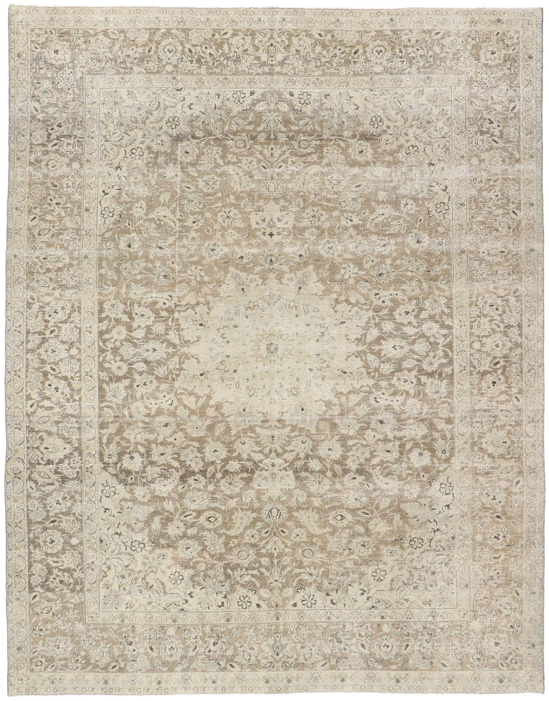 10 x 12 Antique Persian Tabriz Rug 60863