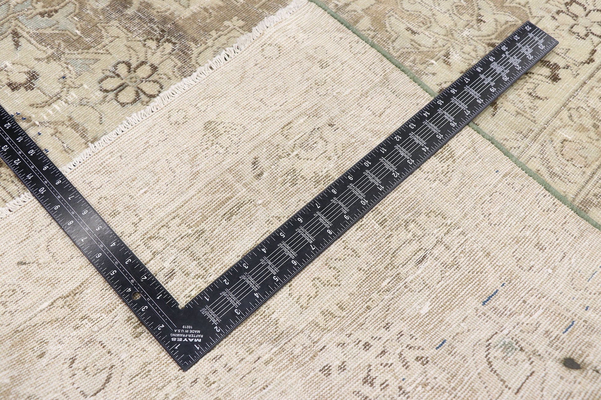 10 x 12 Antique Persian Tabriz Rug 60863