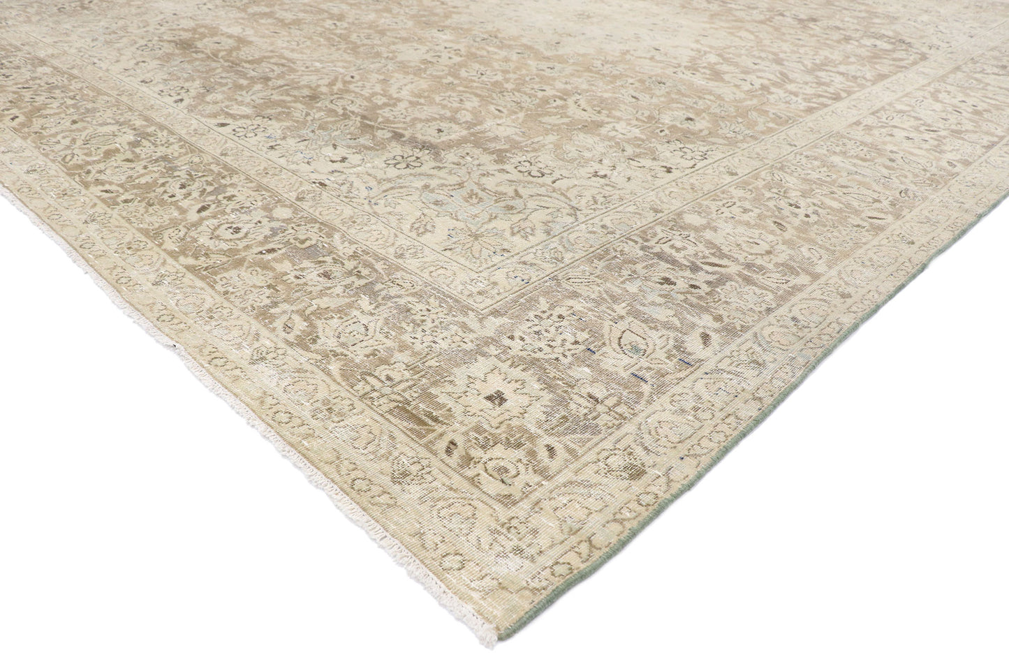 10 x 12 Antique Persian Tabriz Rug 60863