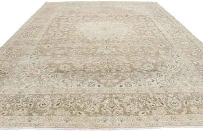 10 x 12 Antique Persian Tabriz Rug 60863